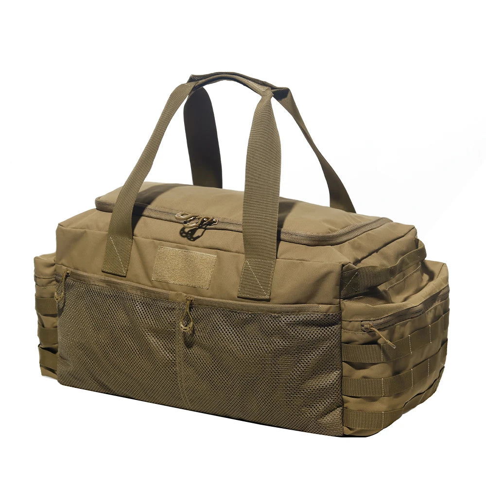Heavy Duty Durable Duffel Bag - Multi-Compartment, Luggage-Attachable for Travel & Sport Gear | Ideal for Gym & Outdoor