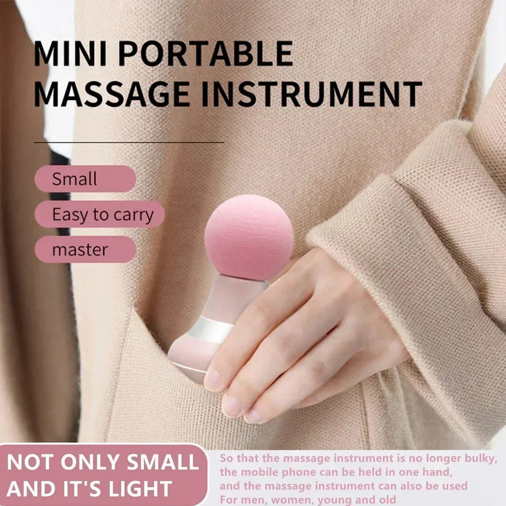 Massage Gun Mini Massager Gun 35DB Ultra Quiet Portable Electric Handheld Body Massager Type-C Charging