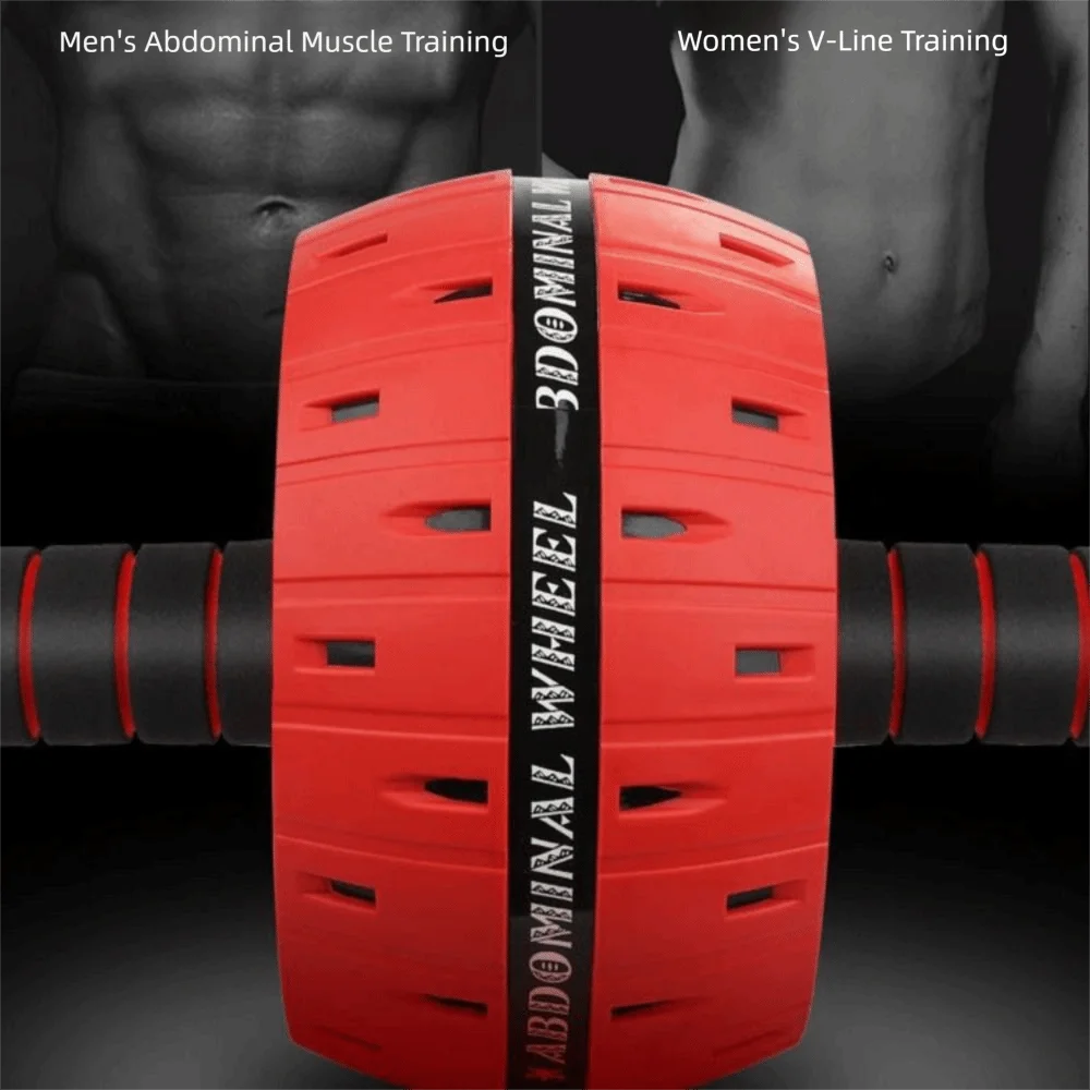 Ergonomic Grip Abdominal Workout Roller Single-wheel Non-slip Ab Roller Wheel Strengthen Muscle Strong Load Bearing