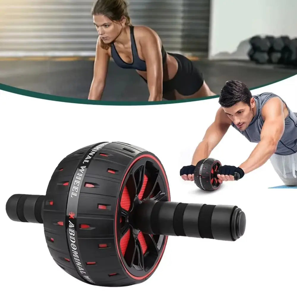 Ergonomic Grip Abdominal Workout Roller Single-wheel Non-slip Ab Roller Wheel Strengthen Muscle Strong Load Bearing