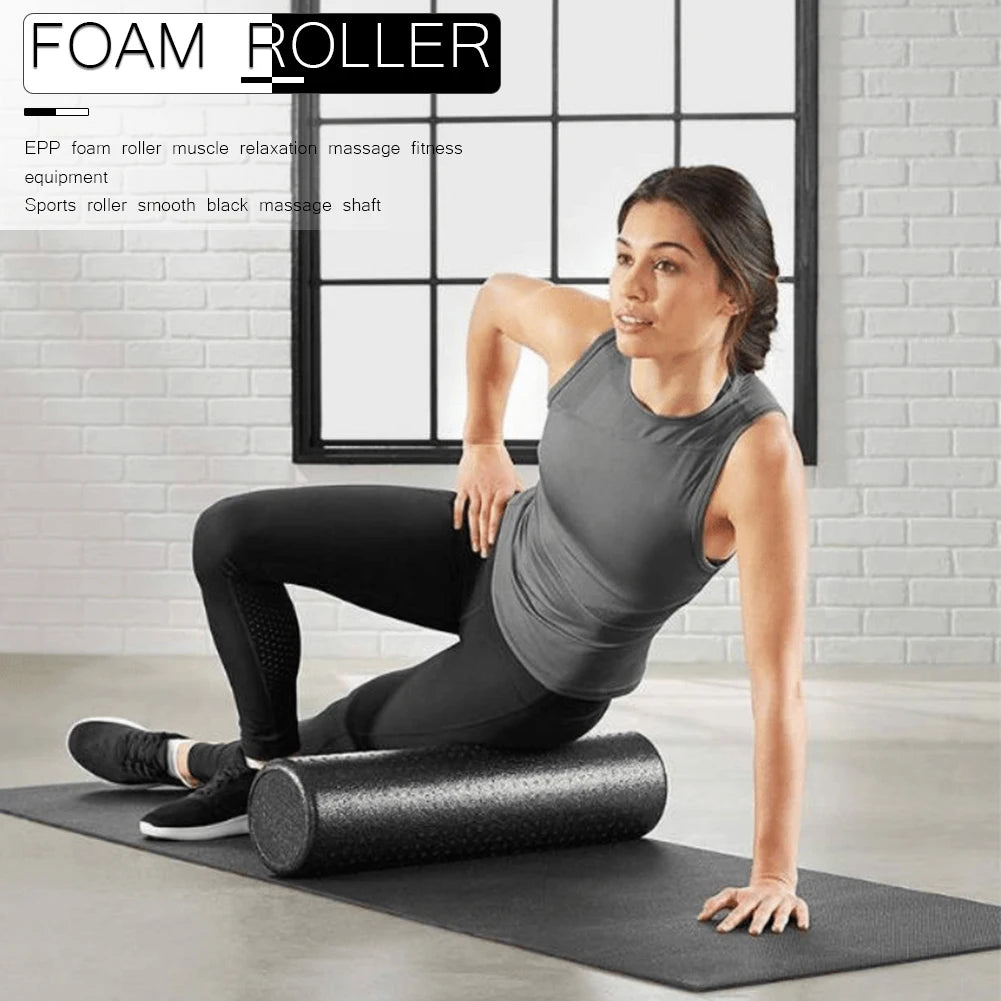 Yoga Massage Exercise High Density Foam Roller EPP Massager Physical Therapy Deep Tissue Muscle Massage Roller Yoga Equipment