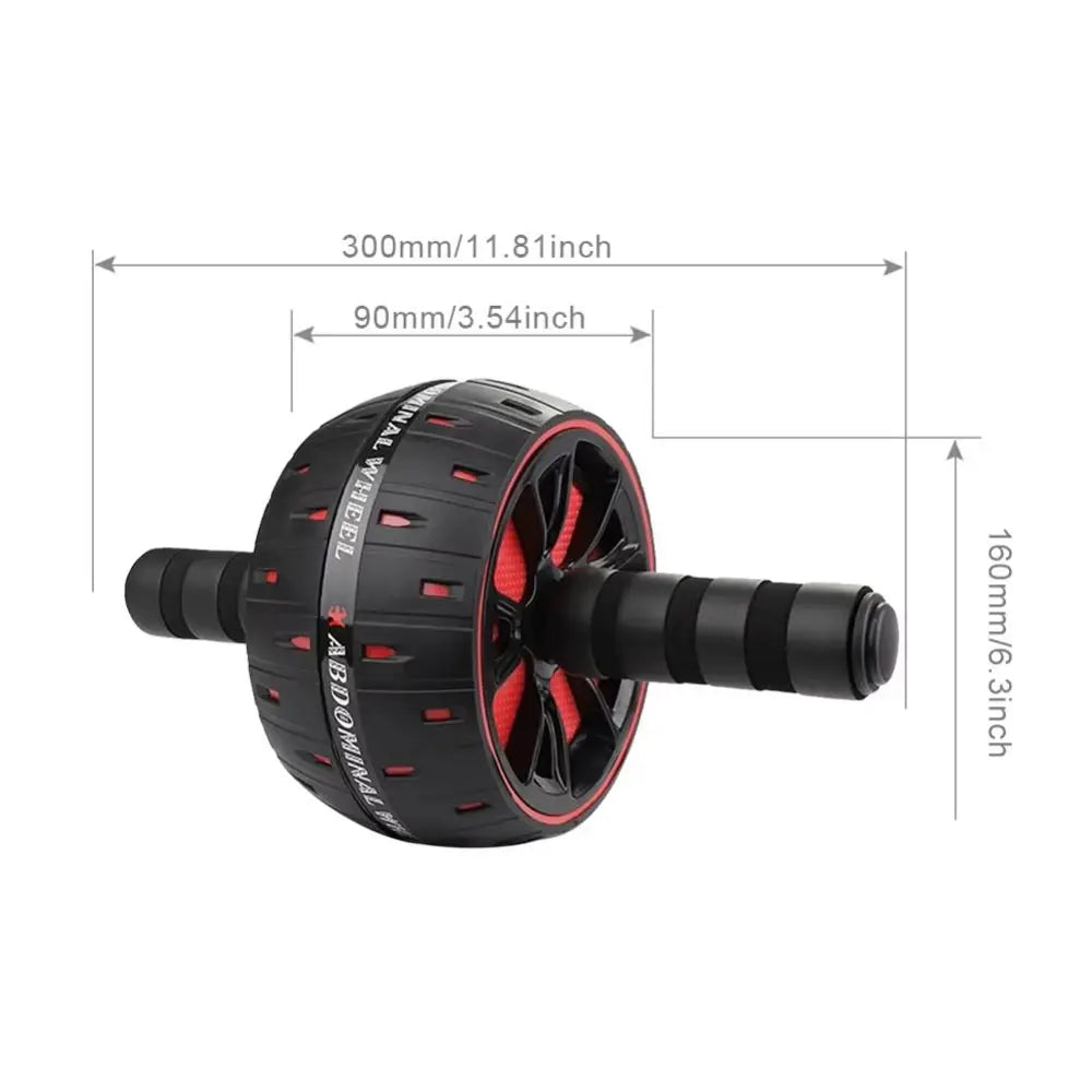 Ergonomic Grip Abdominal Workout Roller Single-wheel Non-slip Ab Roller Wheel Strengthen Muscle Strong Load Bearing